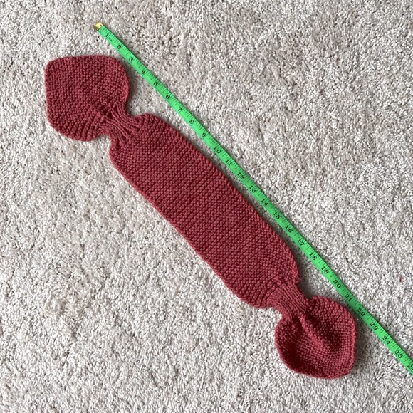 Knitted Fru Fru Scarf - Picture 4 of 5